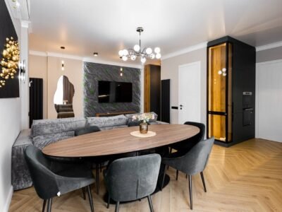 Penthouse cu terasă panoramică – Newton House, Buiucani