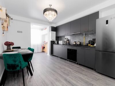 Design modern — 2 odăi + living, Durlești