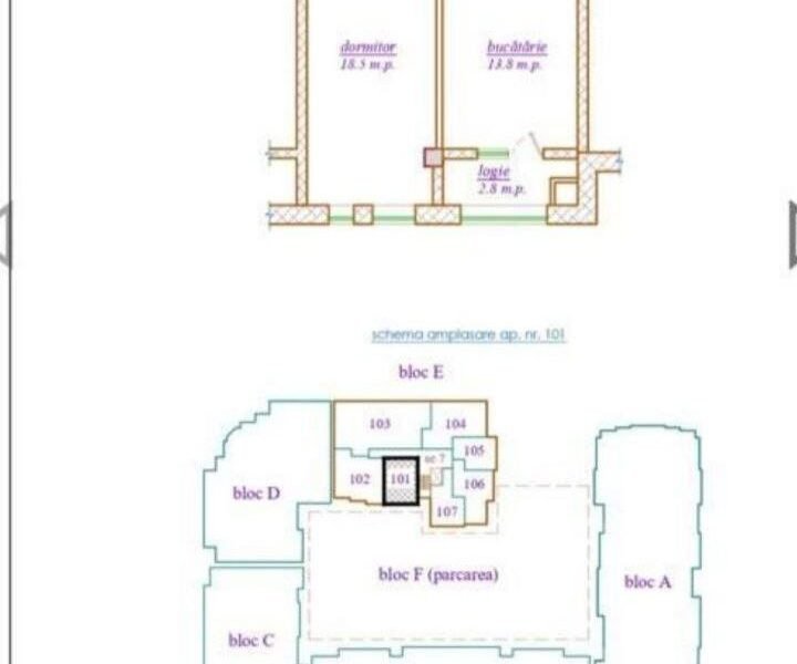 Apartament 1 cameră + living, 46 m² — Isra Grup, Durlești