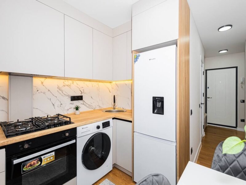 Centru, 2 odăi + living, str. Ismail, 45 m²