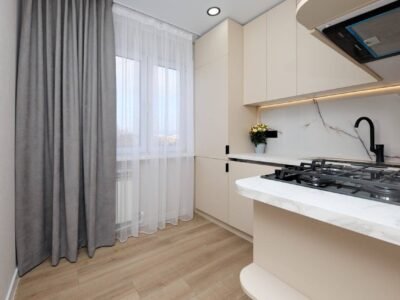 Botanica – 2 odăi + living – str. Grenoble – 47 m²