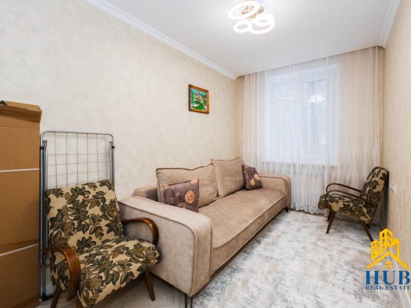 Rîșcani · 2 camere + living · str. Kiev · 45 m²