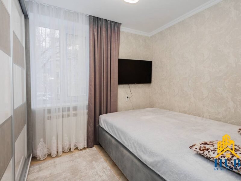 Rîșcani · 2 camere + living · str. Kiev · 45 m²