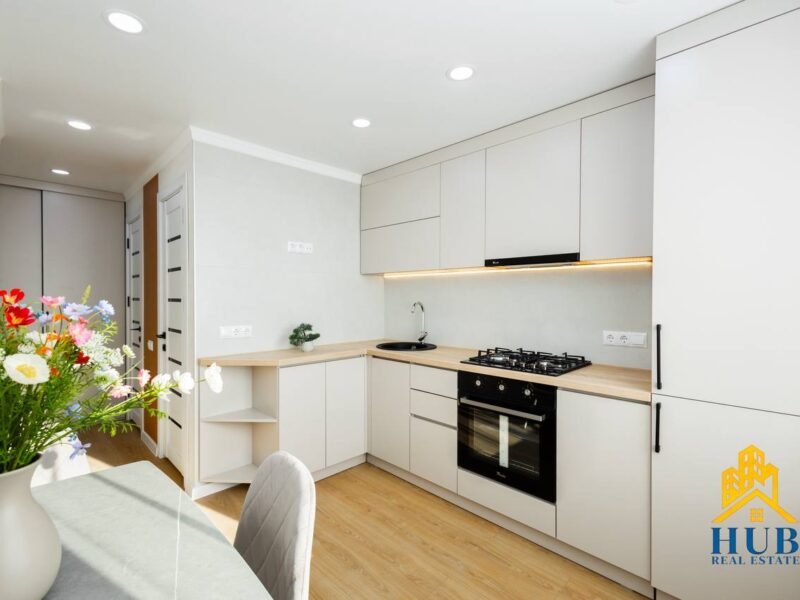 Rîșcani 2 camere + living Mircești 55 m²