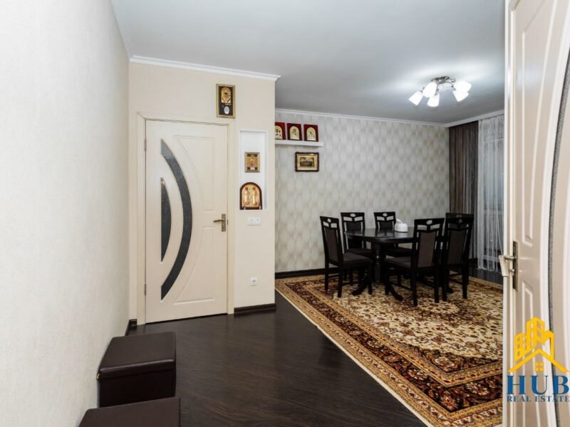 Botanica · 2 camere + living · str. Muncești · 63 m²