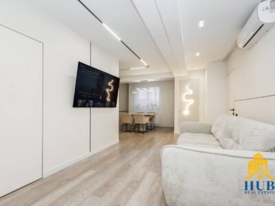 Durlești · 3 camere + living · str. Nicolae Dimo · 86 m²