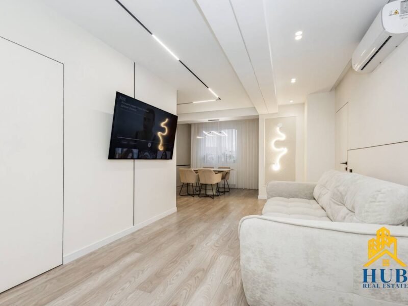 Durlești · 3 camere + living · str. Nicolae Dimo · 86 m²