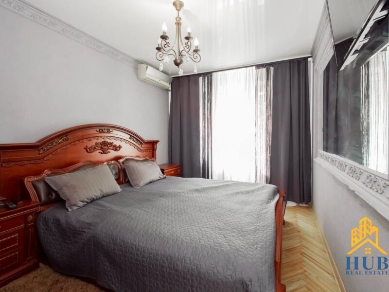 Apartament cu 2 camere + living. Buiucani, Liviu Deleanu