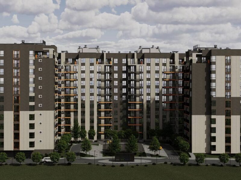 Apartament cu 2 dormitoare, living + balcon. Durlesti
