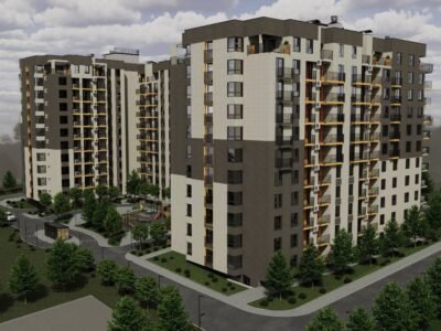 Apartament cu 2 dormitoare, living + balcon. Durlesti