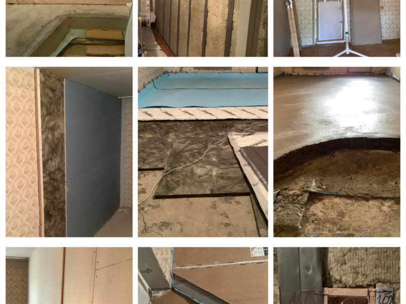 1 cameră + living, izolație fonică / termică, reparație proaspătă